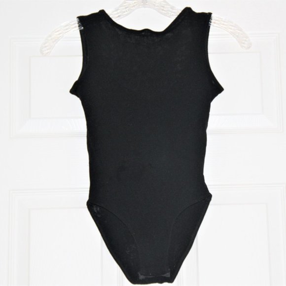 Only Hearts Helena Stuart NYC Black Mesh Nylon Stretchy Top Bodysuit M/L - Picture 8 of 8